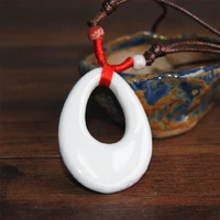 Colliers et pendentifs en céramique pour femmes, bijoux à la mode, vente en gros, livraison directe, #1119 5