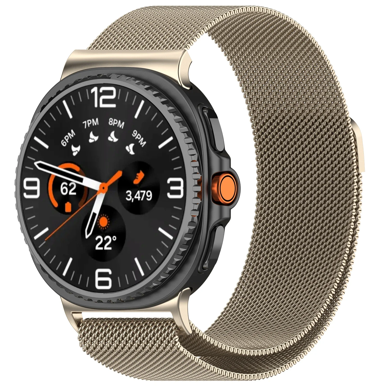 Milanese Magnetic Metal Breathable Replaceable Watch Strap