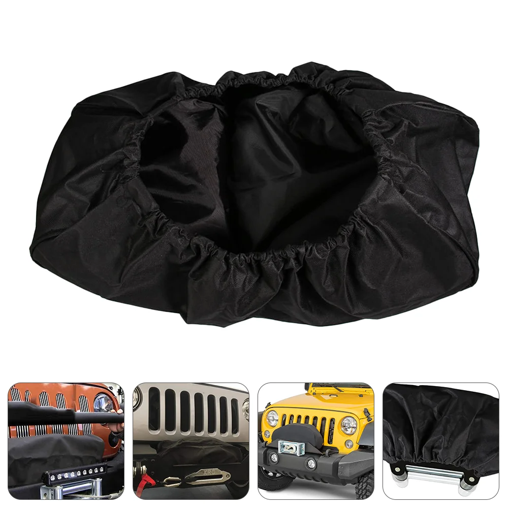 1pc Dust Proof Winch Protection Cover Waterproof Winch Protector Winch