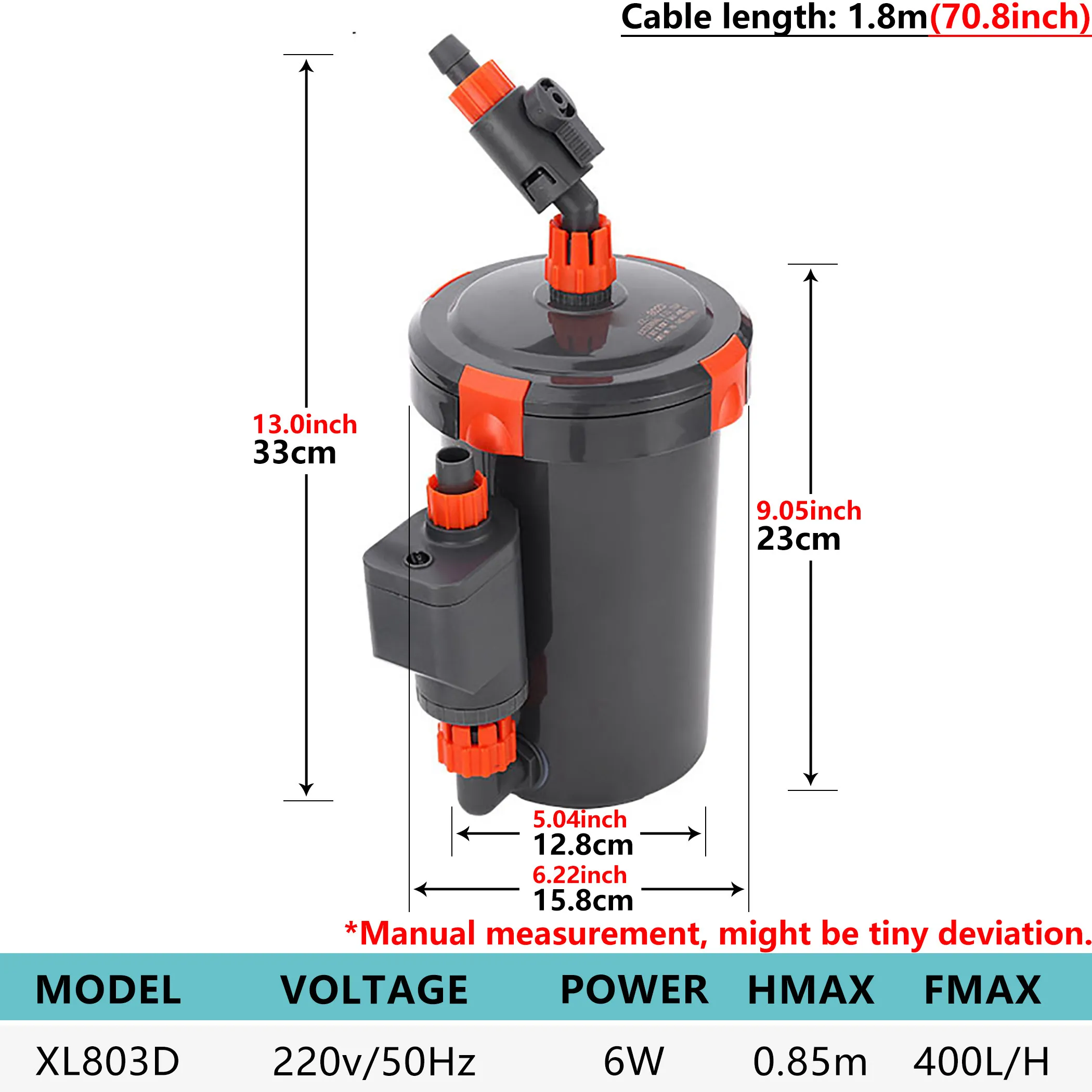 XL803D M-400LPH-6W