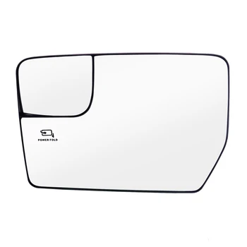 For Ford F-150 F150 2004 2005-2014 Pickup Heated Left Side Mirror Glass Convex Wide Angle Wing Mirror Replacement Rearview 7