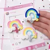 6pcs Nordic Rainbow Hanging Hook Adhesive Key Holder Wall Mount Sticky Hanger for Clothes Towel Home Decoration Accessories 3