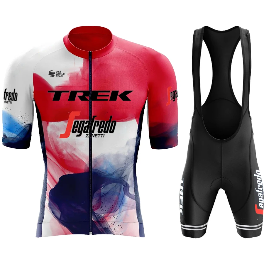 TREK Cycling Suit Man Pants Mtb Summer Bike Jersey Men's Bicycles Set Bib Clothing Shorts Jerseys Racing Blouse Uniform Uniforms 6