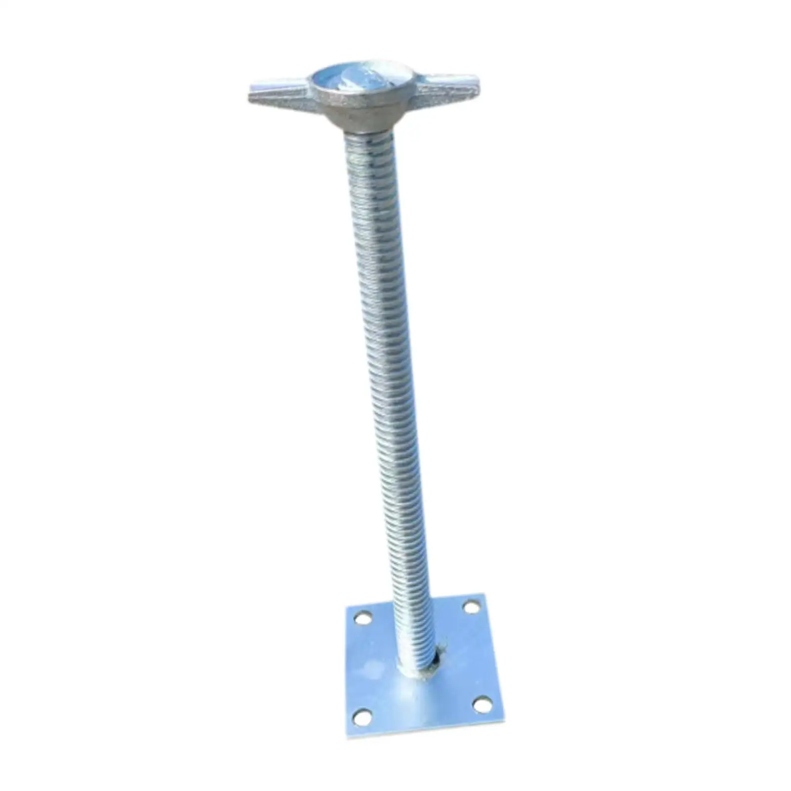 Scaffold Adjustable Leveling Jack Screw with Base Plate Strong for Scaffolding Steel Good Stability Building Supplies