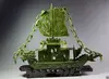 10.6" China Hand Hollow Carved 100% Natural Jade Dragon statue Dragon Boat 1