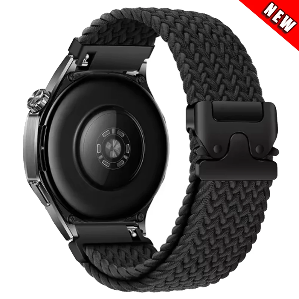 Nylon Woven Sports Strap - Breathable Wristband, 20mm/22mm