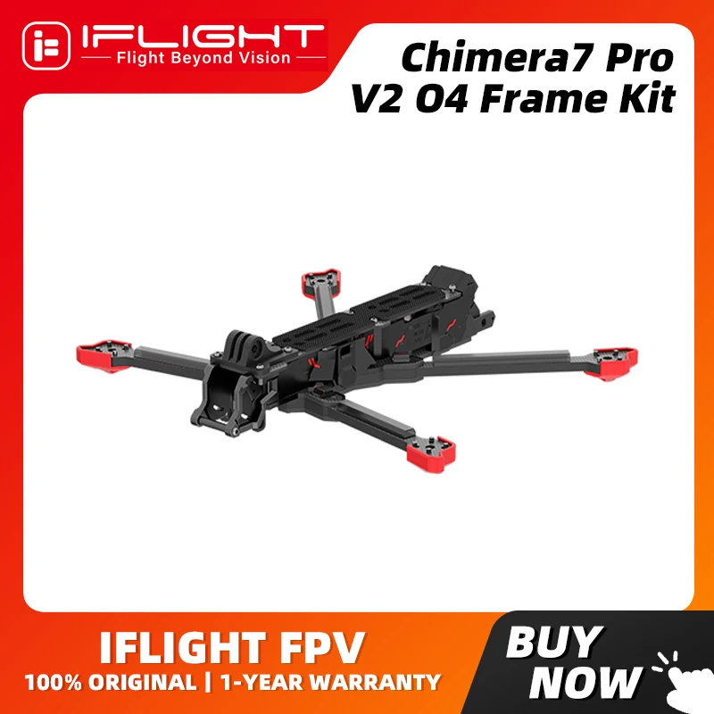 Kit cadre iFlight Chimera7 Pro V2 O4 pour drone FPV course 7.5 pouces, compatible DJI O4 Pro