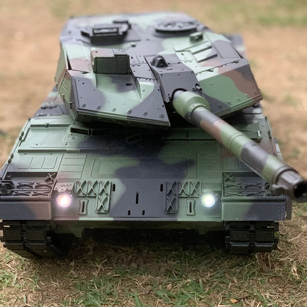 Henglong 3889  27" Inch GE Remote Control Tank Leopard 2A6 Main Battle Tank  RC Battle War Vehicle Smoke Shooting Shoot Effect 4
