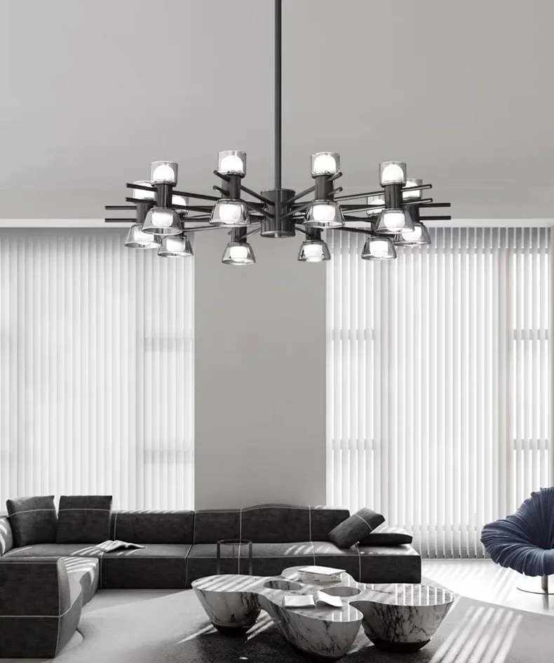 Description Picture 3 of itemItalian style minimalist living room pendant light Nordic luxury modern home decoration LED light dining room indoor lighting