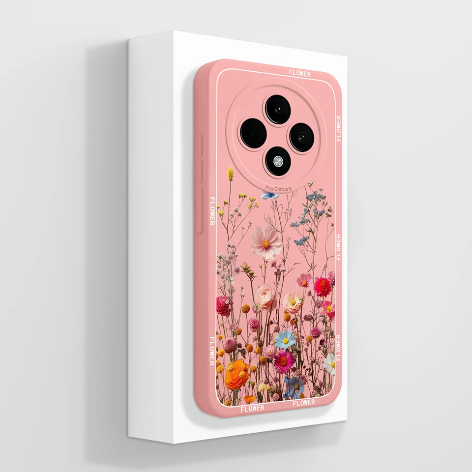 Colorful Butterfly Flower Aesthetic Phone Case - Anti-Fall Protective Shell