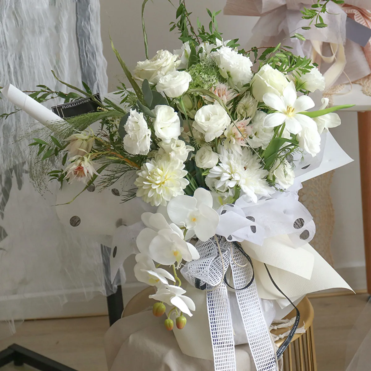 20개입 단색 크라프트 선물 포장지 세트 (꽃, 책, 미술 작품, 웨딩 샤워, 축하, 휴일, DIY 공예 접기용)