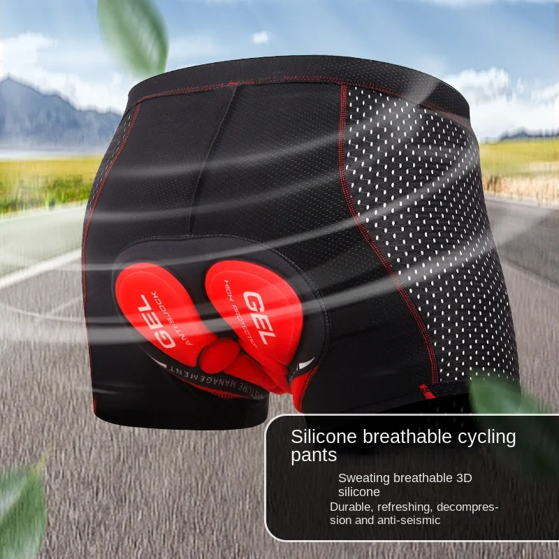 Men's Padded Cycling Shorts – Quick-Dry Bike Riding Underwear 3