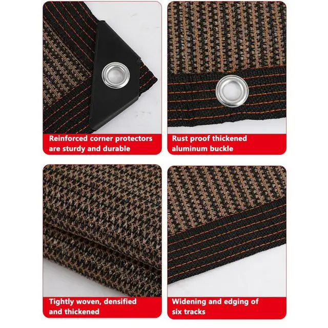 Árnyékos Ruhával 90% Vastag Hdpe Szövet, Uv-Ellenes Napsütés Ellen - Image 5