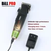 BiLL PRO BL600 BL800 BL400 Professional Barber 9000RPM Motor Electric Push Hair Clipper Oil Head Gradient Trimmer Shaver Tools 5