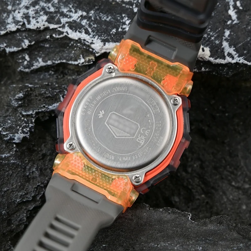 Durable Resin Sport Watch Strap - Men's Waterproof Rubber Bracelet Accessory