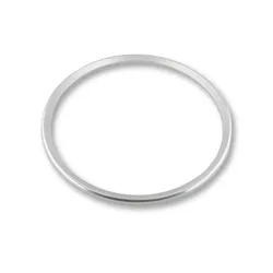 Luxury Car Steering Wheel Decoration Ring Trim Cover Sticker (Silver)