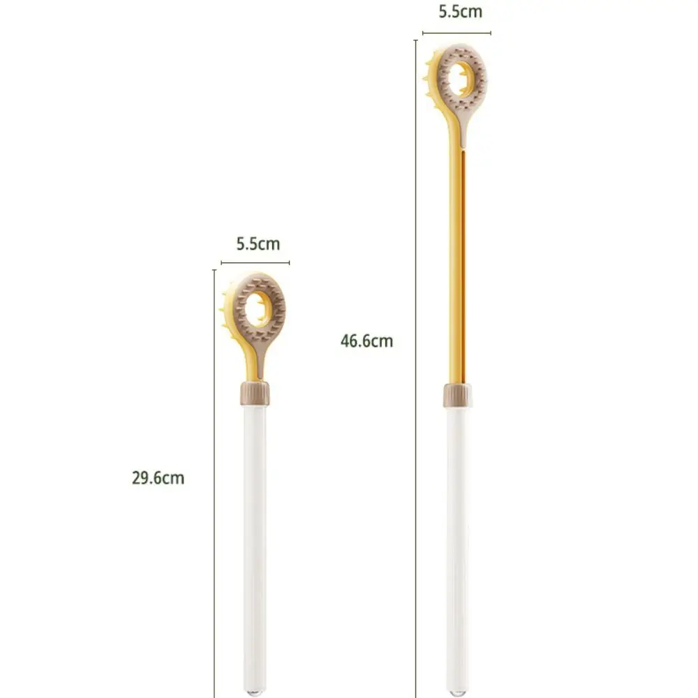 New Portable Extendable Back Scratcher Handheld Magnetic Acupressure Scalable Scratch Double-sided Massage Roller Body Massage