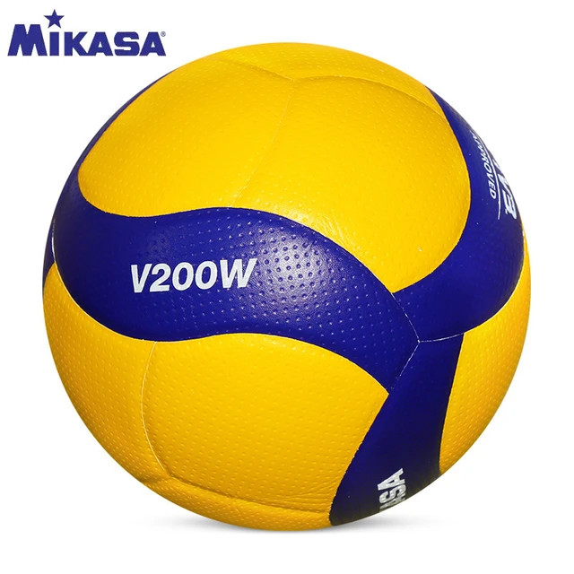 Mikasa V300W Fiva Officiel Volley-Ball Compétition Balle Taille : 5  Bleu/Jaune