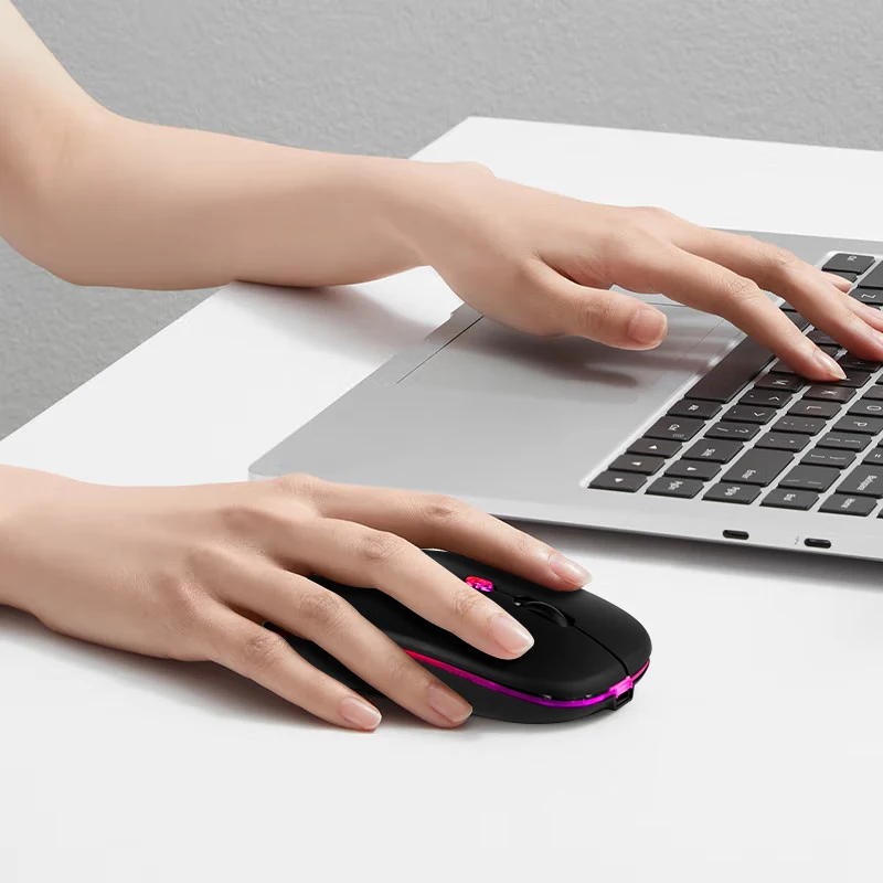 Mouse sem Fio Bluetooth para Xiaomi Pad Pro 2023 Mipad mi Pad Pro Mipad5 Huawei Matepad 11 Recarregável Mini Mouse Silencioso - Imagem 3
