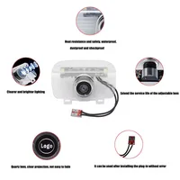 Led Car Door Ghost Light Emblem Logo Laser Projector Welcome Lamps 2pcs For Honda New Accord 2014 2015 2016-2024 Car Accessories - Image 4