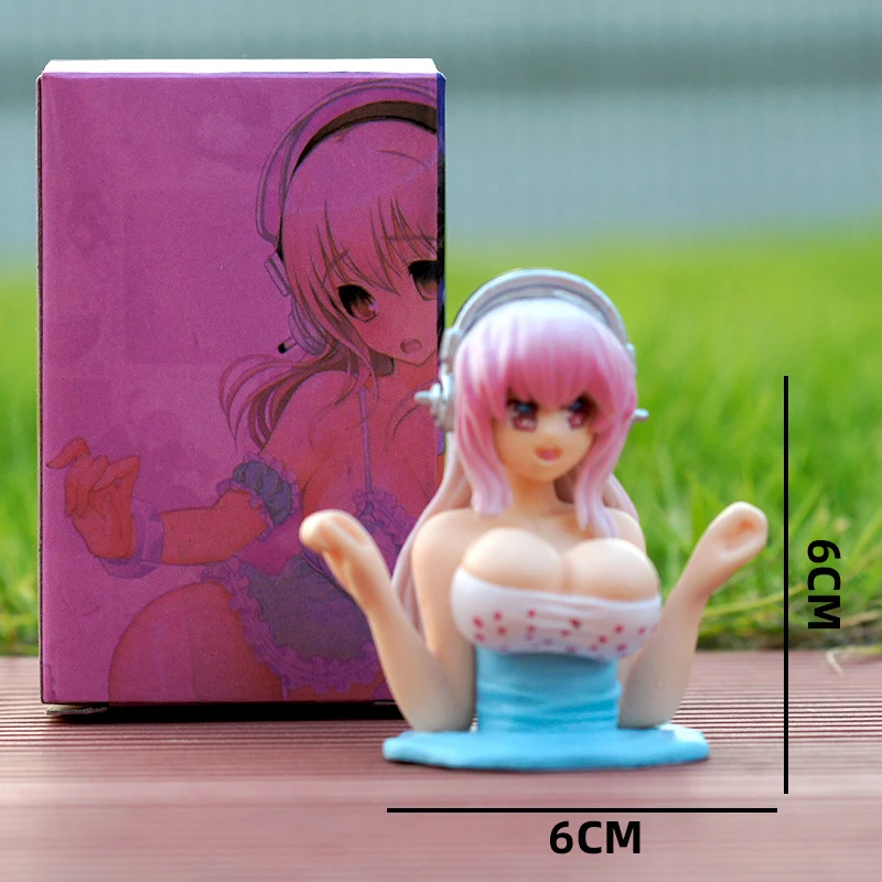 Shaking Chest Girls Car Dashboard Decorations Sexy Cute Dolls Plump Shape