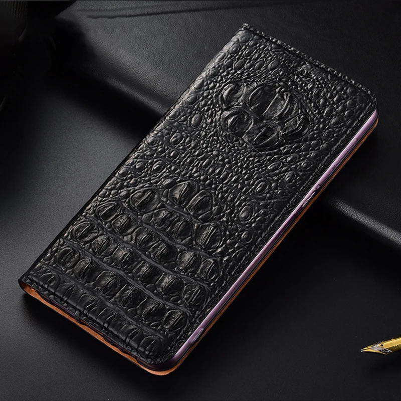 

Чехол из натуральной кожи с крокодиловой кожей для XiaoMi Redmi Note 10S 11E 11R 11S 11T Pro Plus SE