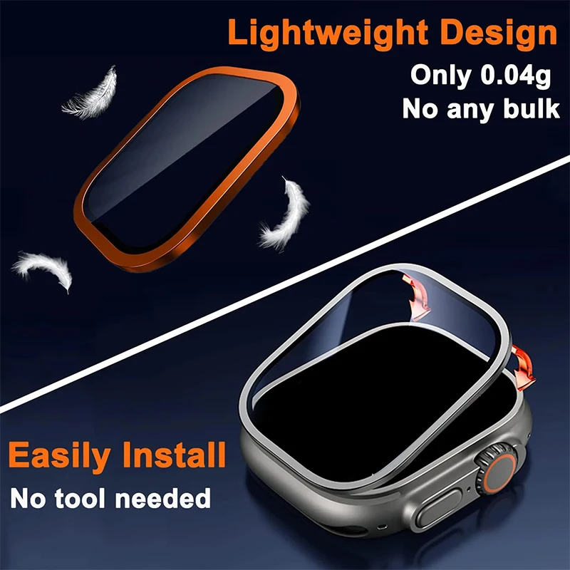 Premium Metal Frame Tempered Glass Screen Protector