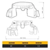 ToughBuilt TB-303-4 Carpenter Tool Belt Tools Packaging Bag 3