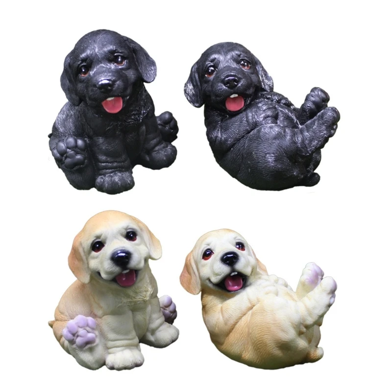 

Стильная статуя собаки золотистого ретривера, модель собаки для показа, модель собаки из смолы