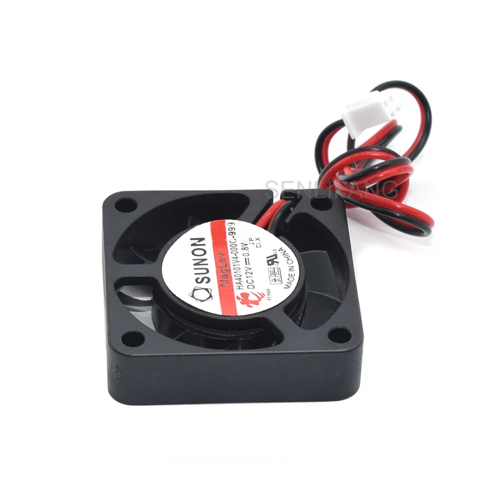 para Sunon Ha40101v4000c-999 4cm 40 mm 40x40x10 mm Dc12v 0.8w Sul-norte Ponte Ultra-silencioso Ventilador de Refrigeração Novo - Imagem 2