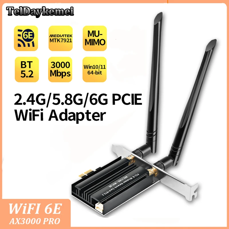 Mediatek Wi Fi 6 Mt7921 Wireless Lan Card