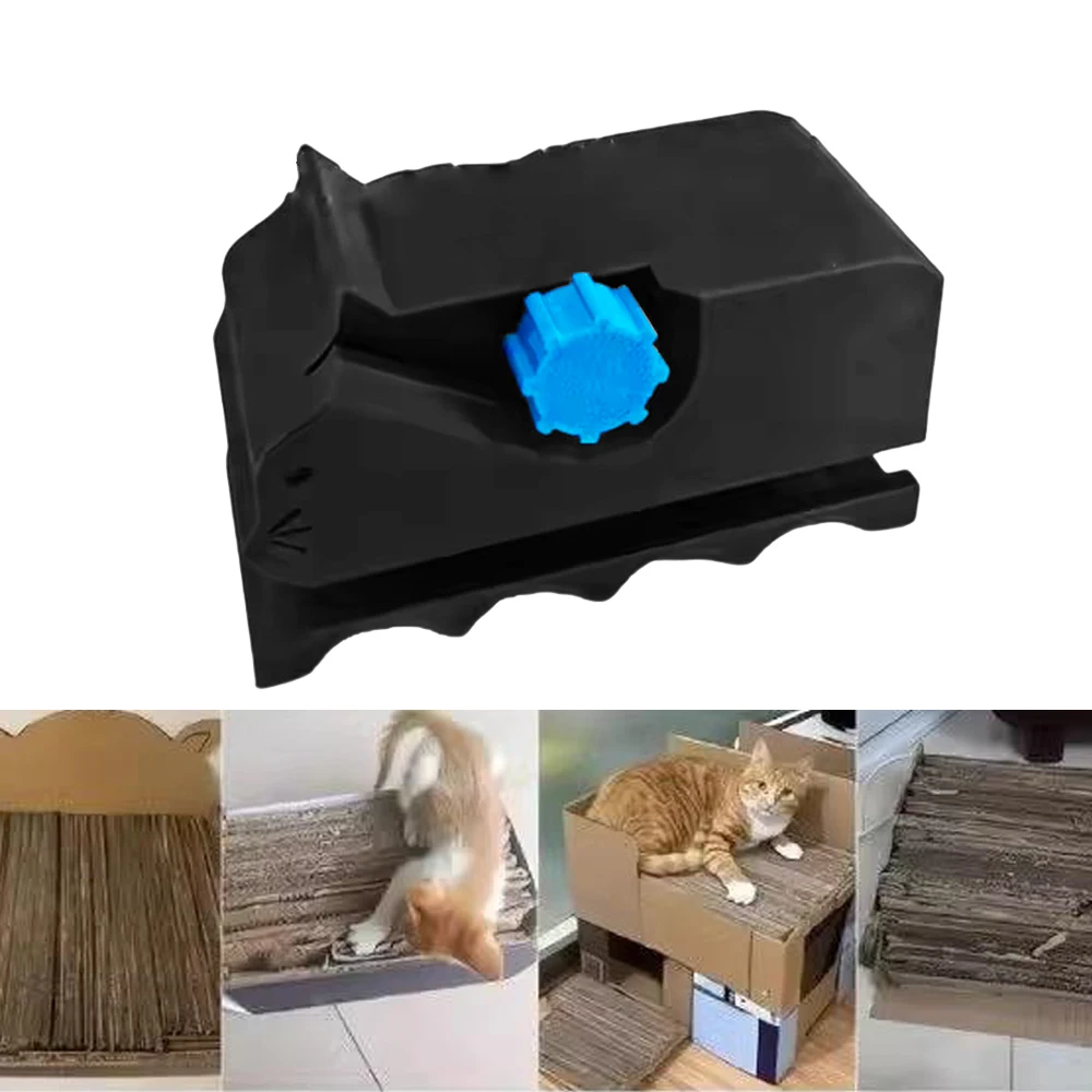 Cardboard Cutter Cardboard Cutting For Cat Scratchers 3D Printed Card Kitten Shaped Cutter DIY Utility Knife For Cardboard Carton Cutting Tools