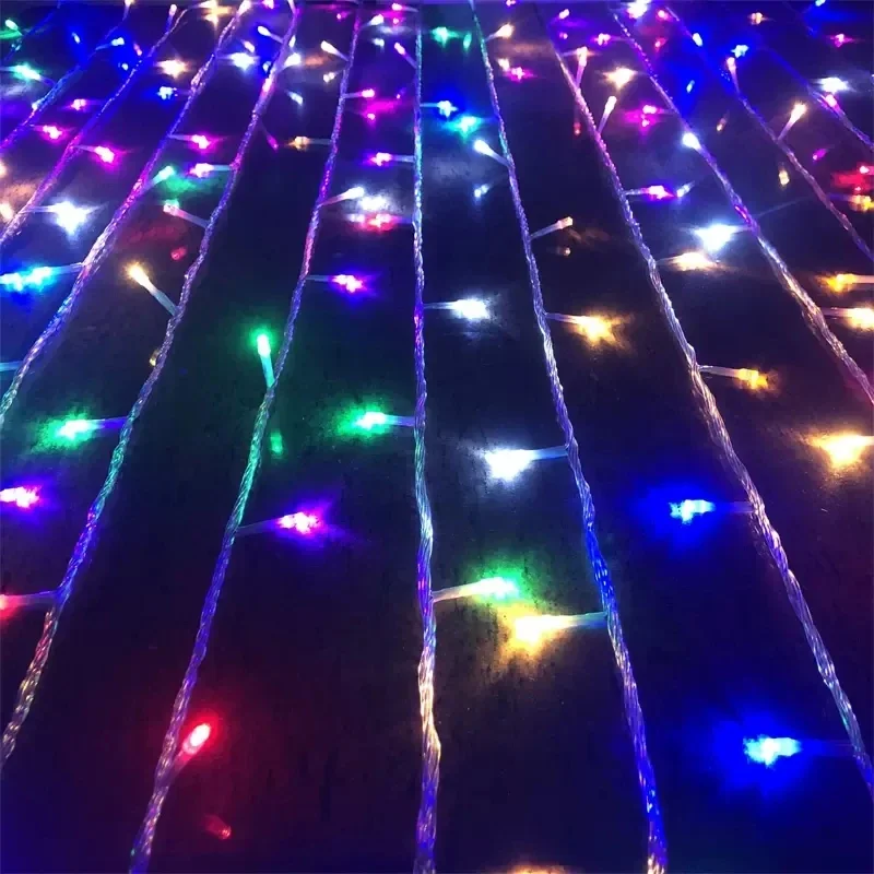 10/1M LED Christmas Garland Light Battery Powered Led String Fairy Light Outdoor Decorative Lighting For Christmas Wedding Party