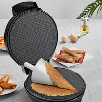 1000W Multifunction Electric Breakfast Maker Double Sided Heating Pancake Making Machine EU Plug 220‑240V 1