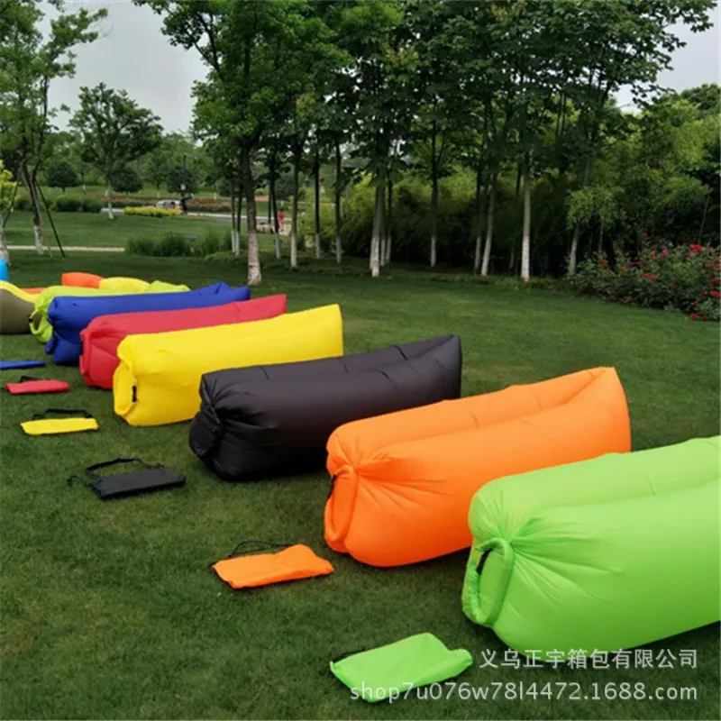 Outdoor Lazy Inflatable Sofa Air Mattress Napping Internet Celebrity Air Cushion Bed Folding Single Inflatable Mattress