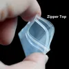 100pcs Extra Thick Transparent PE Zip Lock Bags Plastic Food Pouch Zipper Reusable Small Accessories Storage USB Battery Packing 2