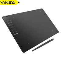 VINSA T1161 Graphics Drawing Tablet Ultra-thin Art Creation Sketch with Battery-free Stylus 8 Pen Nibs 8192 Levels Pressure 2