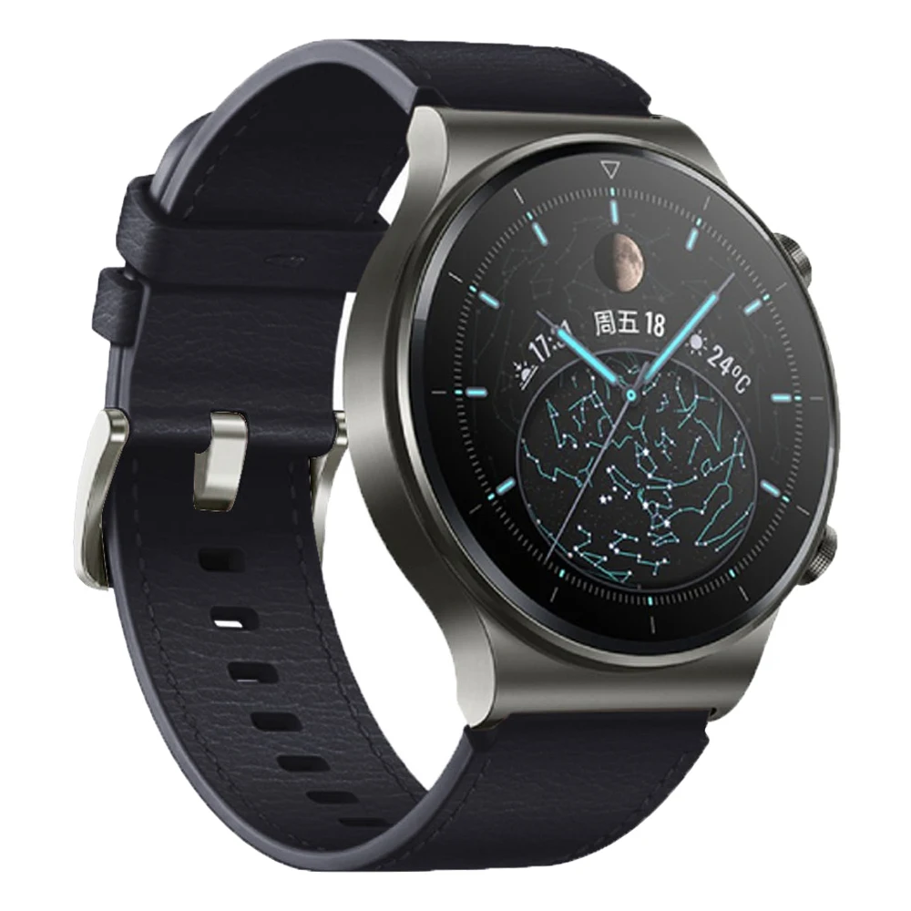 Official Leather Strap for Smartwatch, 22mm Watchband Bracelet