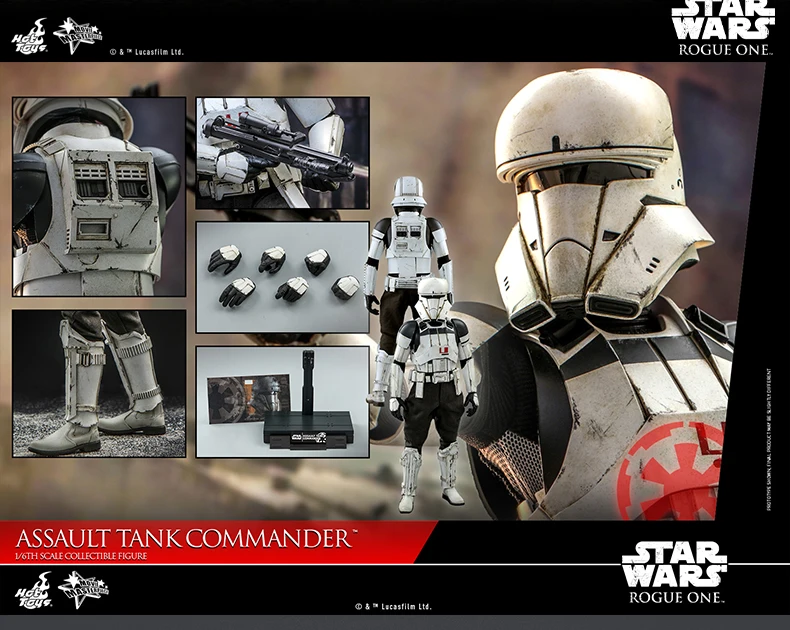 

In Stock Hot Toys Star Wars: Rogue One ASSAULT TANK COMMANDER 1/6TH SCALE COLLECTIBLE FFigure Action Model S.H. Figuarts