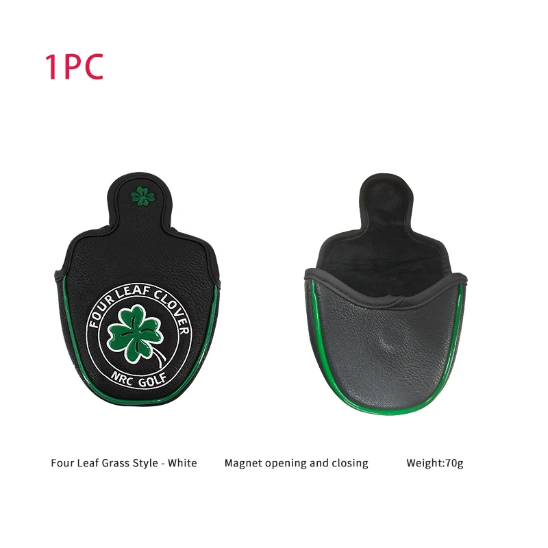 black mallet putter