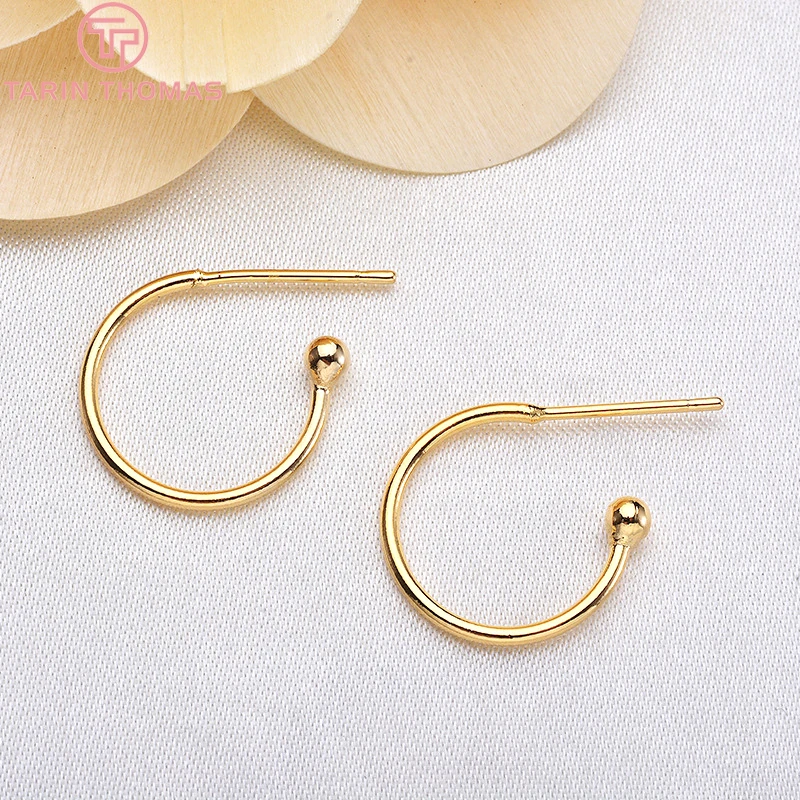 Orecchini a Cerchio in Placcato Oro – 40mm | La Boutique di Lourdes