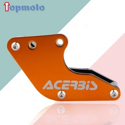 Enhanced Motorcycle CNC Chain Guard Guide for Dirt Bikes and Scooters (Black Orange A)