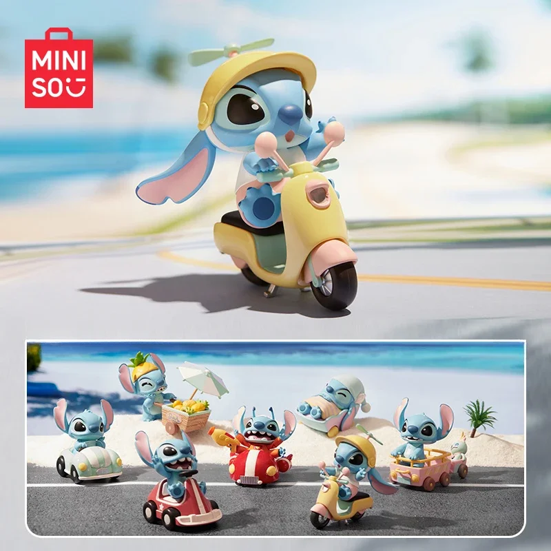 

MINISO Disney Лило и Стич Changyou серии глухая коробка Детские игрушки подарок на день рождения Аниме кавайная модель настольное украшение