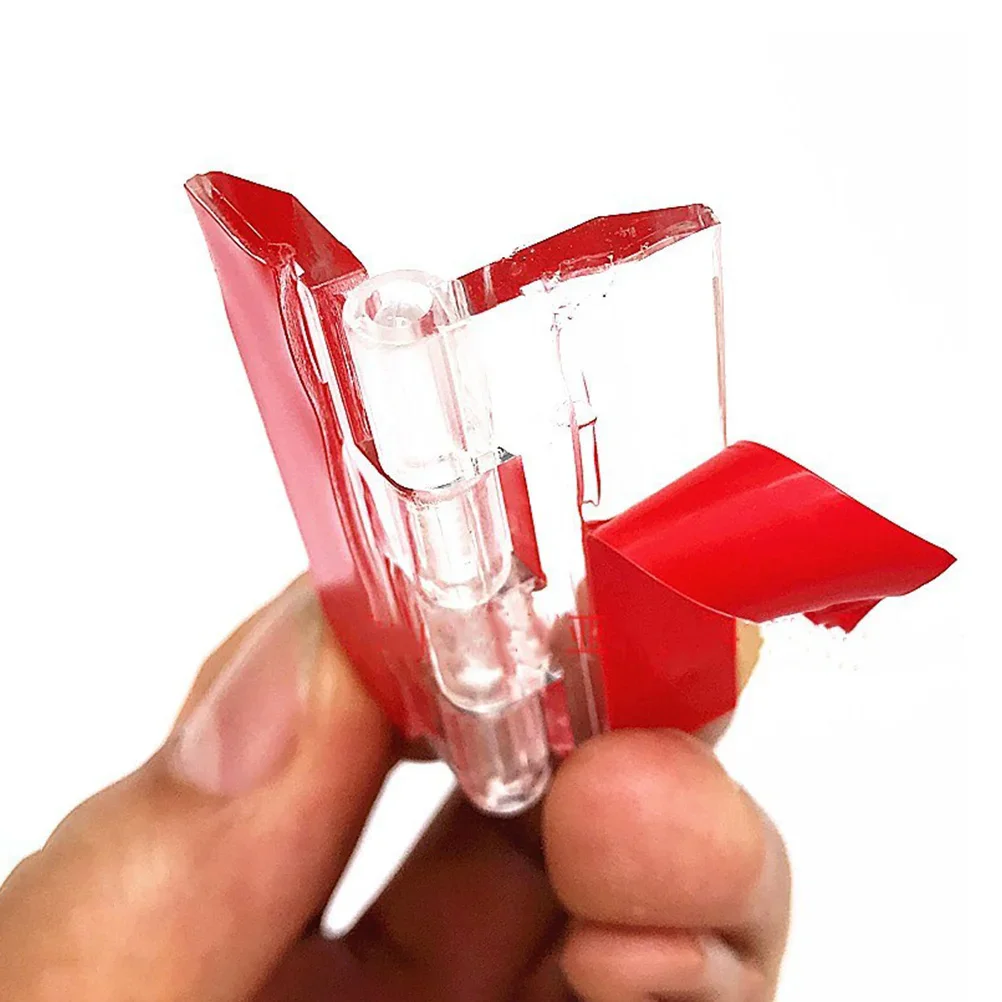 10/20Pcs Folding Hinges Acrylic Transparent Hinges Self adhesive Hinge Plastic Boxes Clear Adhesive Foldable Hinge Plastic Hinges
