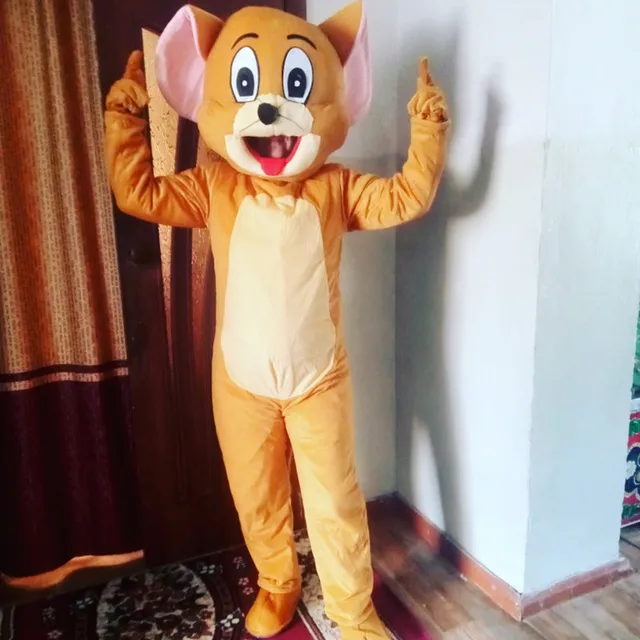 Cosplay Tom Cat and Jerry mouse Cartoon character Mascot costume Birthday Party fancy dress Advertising Animal carnival props - Image 5