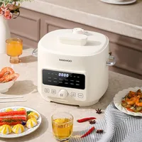 DAEWOO Electric Pressure Cooker 70kPa 4L 220V 1300W Kitchen Rice Cooker Non-stick Inner Pot Multicooker Knob Control Stewpot 2
