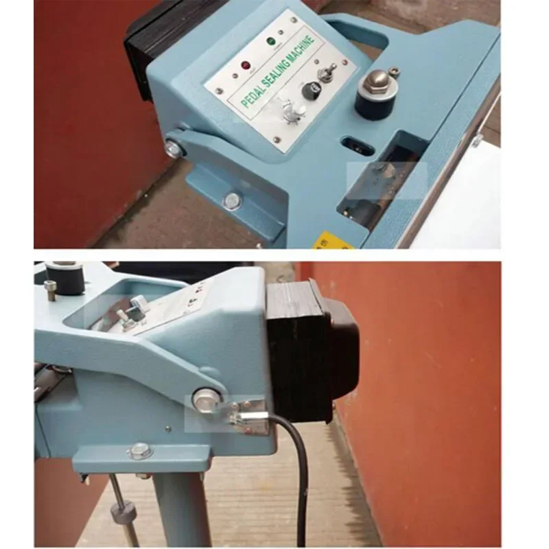Foot Pedal Heat Impulse Sealer Heat Sealing Machine Heat Plastic Bag Sealer 450mm 17 Inch Pedal Sealer Convenient 6