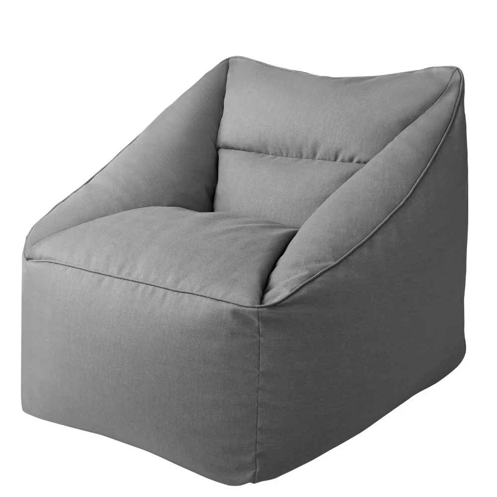 

Grey Bean Bag Chair Mini Sofa Living Room Sofas Convertible Single Relaxing Puffs Lazy Furniture Home