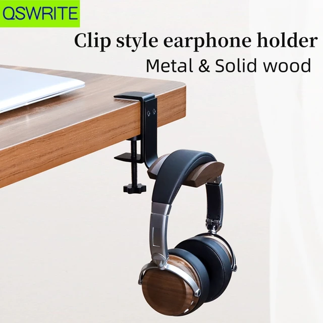 Metal clip earphone holder Desktop headphone stand earphone storage rack  headphone table hook clip type headphone hanger - AliExpress