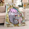 3D Printing DUMBO Cartoon Pattern Blanket Is Suitable for Sofa Cute Soft Flange Blanket Gifts 5